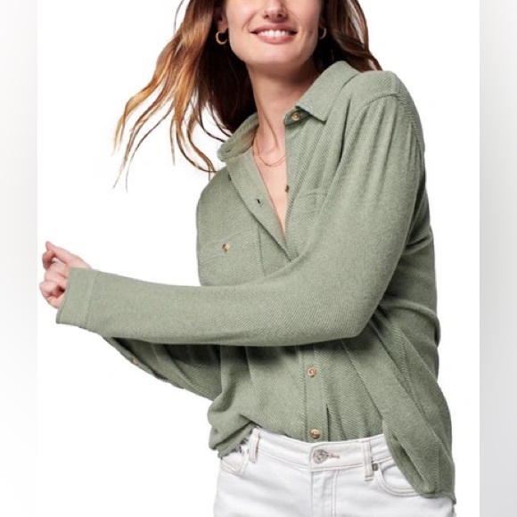 Faherty Tops - faherty brand meadow sage legend button down